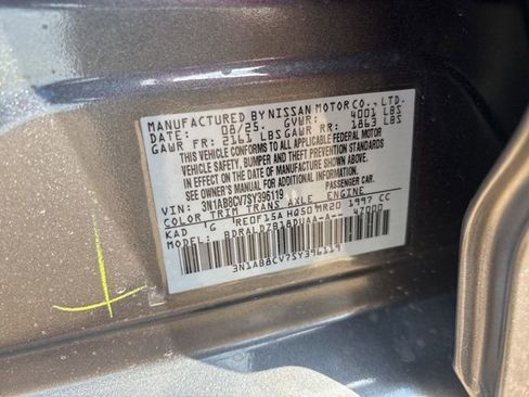 New 2025 Nissan Sentra SV w/ All-Weather Package image 26