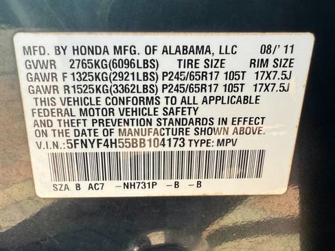 Used 2011 Honda Pilot EX-L image 25
