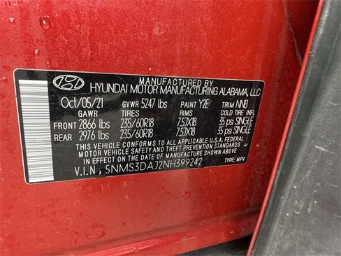 Used 2022 Hyundai Santa Fe SEL w/ Convenience + Premium Package image 29