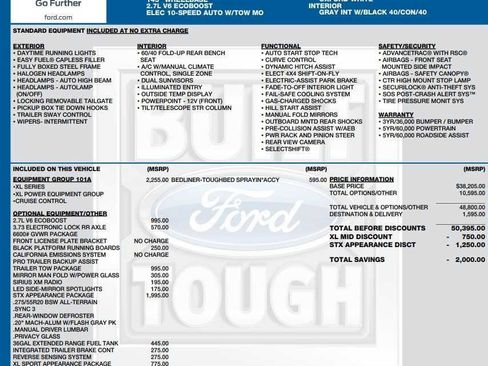 Used 2019 Ford F150 XL w/ Equipment Group 101A Mid image 27