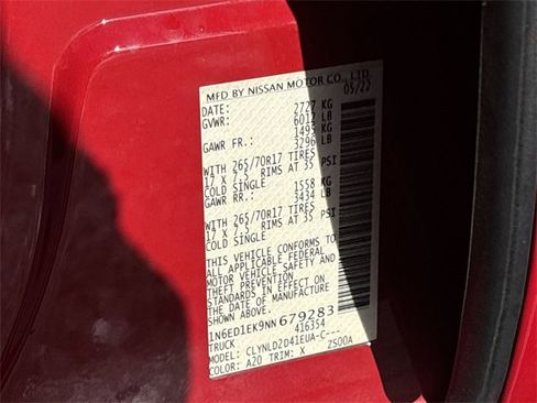 Used 2022 Nissan Frontier PRO-4X image 29