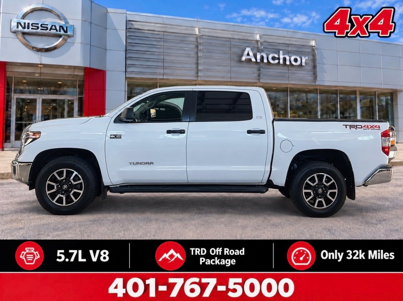 Used 2019 Toyota Tundra SR5 w/ TRD Off Road Package AWD/4WD image 5