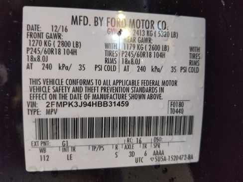 Used 2017 Ford Edge SEL w/ Equipment Group 201A FWD image 33