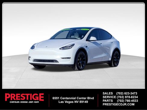 Used 2021 Tesla Model Y Long Range AWD/4WD image 1