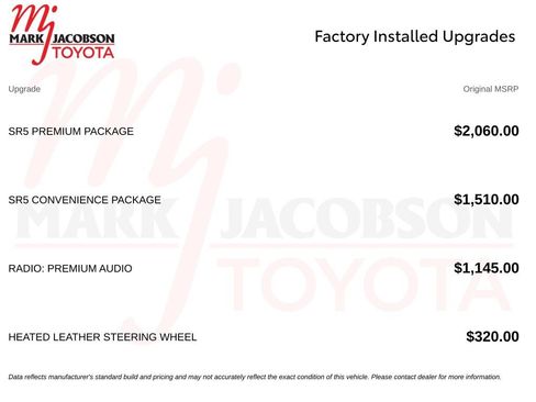 Used 2025 Toyota Tundra SR5 w/ SR5 Premium Package AWD/4WD image 5