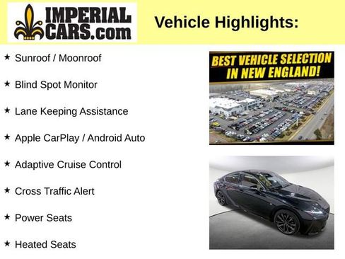 Used 2023 Lexus IS 350 F Sport w/ Memory Package image 3