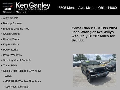 Used 2024 Jeep Wrangler Unlimited AWD/4WD image 5