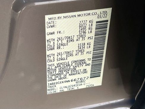 Used 2022 Nissan Frontier PRO-4X image 29