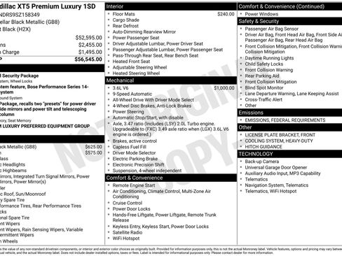 New 2025 Cadillac XT5 Premium Luxury image 43