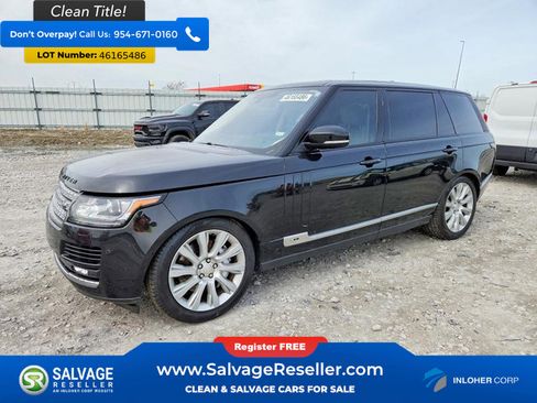 Used 2014 Land Rover Range Rover Long Wheelbase Supercharged image 1