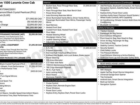 Used 2022 RAM 1500 Laramie w/ Sport Appearance Package AWD/4WD image 36