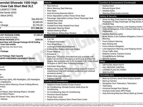 Used 2026 Chevrolet Silverado 1500 High Country w/ Technology Package image 33