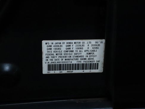 Used 2005 Acura TSX image 24