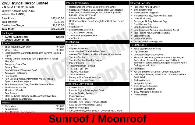 Used 2023 Hyundai Tucson Limited w/ Cargo Package AWD/4WD image 9