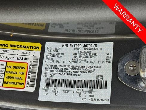 Certified 2023 Ford Bronco Sport Heritage w/ Heritage Convenience Package image 33