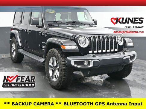 Used 2021 Jeep Wrangler Unlimited Sahara image 1