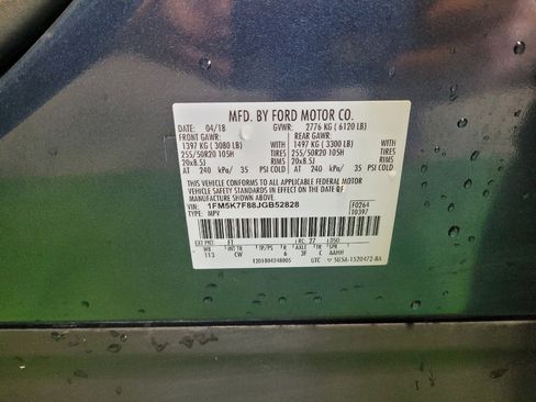 Used 2018 Ford Explorer Limited w/ Equipment Group 301A FWD image 33