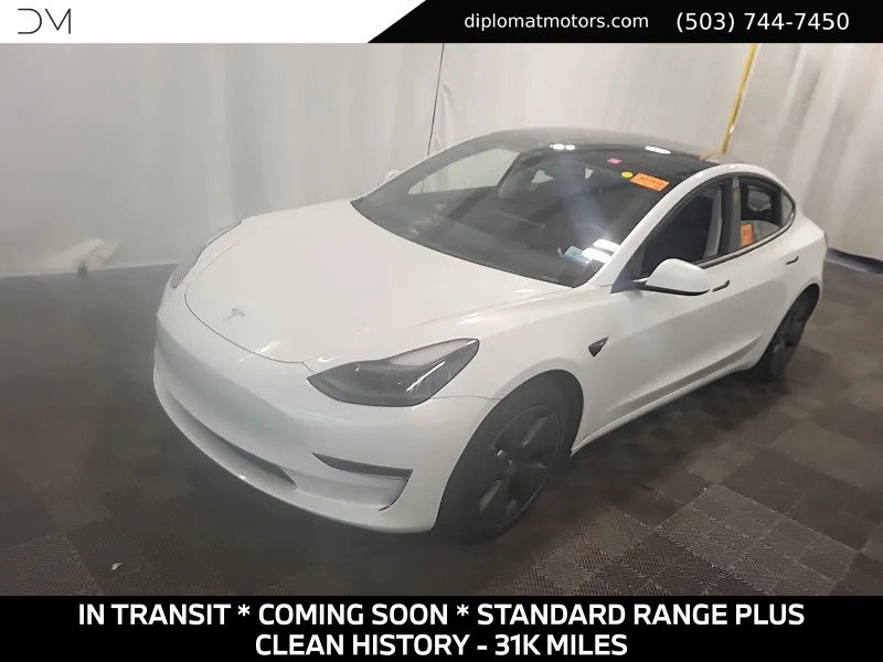 Used 2021 Tesla Model 3 Standard Range Plus RWD image 1