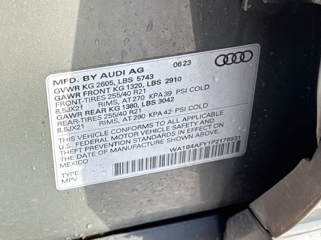 Certified 2023 Audi SQ5 Premium Plus w/ Premium Plus Package AWD/4WD image 36