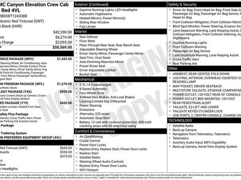 New 2026 GMC Canyon Elevation w/ Convenience Package AWD/4WD image 25