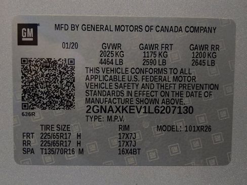 Used 2020 Chevrolet Equinox LT FWD image 33