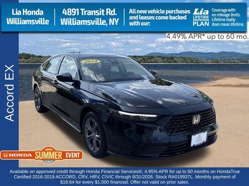 Certified 2024 Honda Accord EX image 1