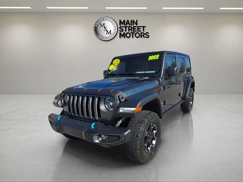 Used 2022 Jeep Wrangler Unlimited Rubicon 4xe w/ Cold Weather Group image 1