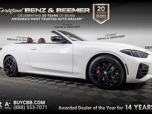 Used 2025 BMW 430i Convertible w/ M Sport Package RWD image 1