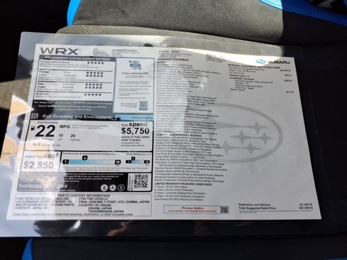 New 2026 Subaru WRX tS AWD/4WD image 40