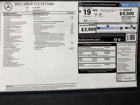 Used 2023 Mercedes-Benz GLE 53 AMG 4MATIC Coupe image 39