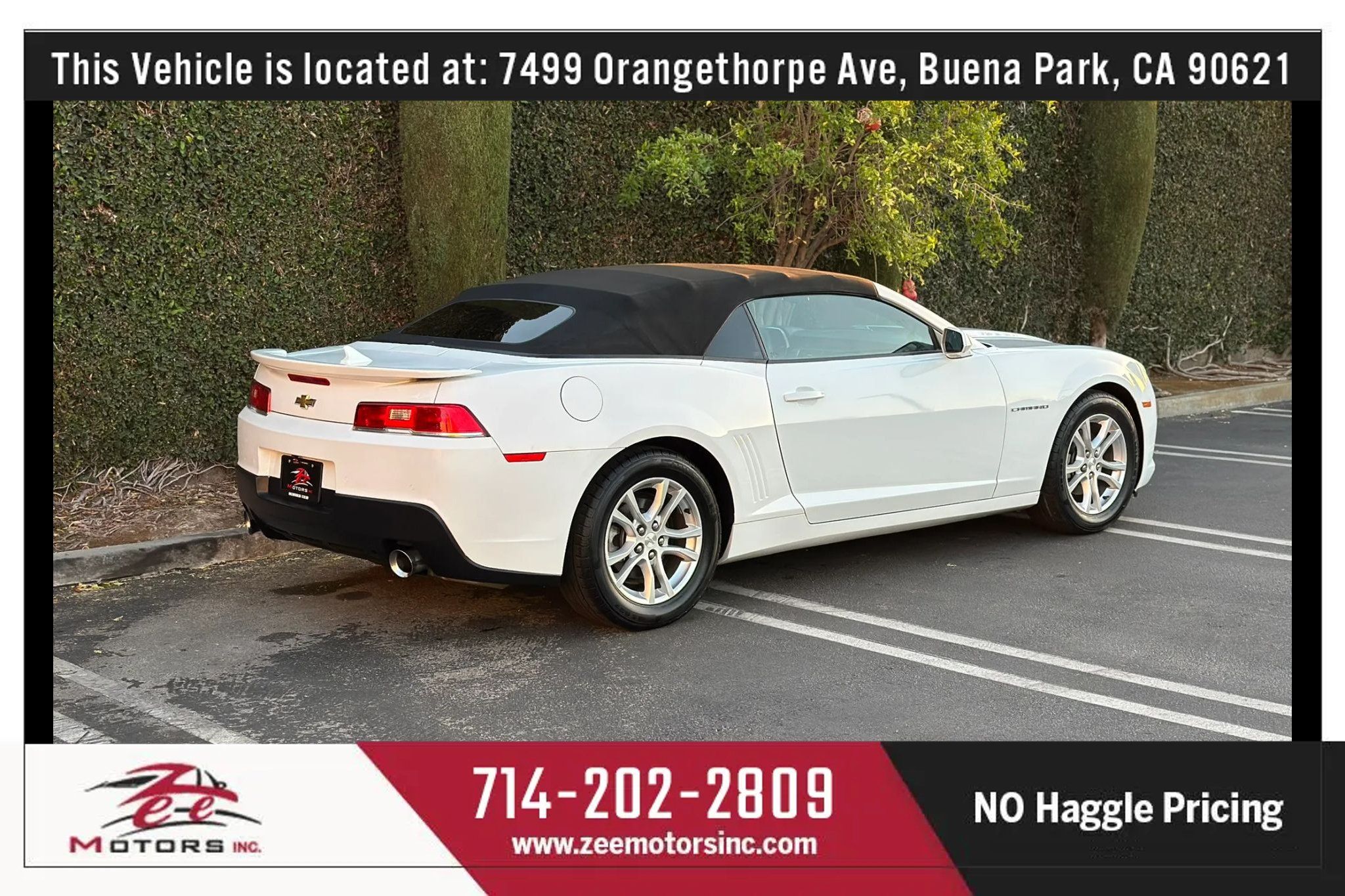 Used 2014 Chevrolet Camaro LT RWD image 7