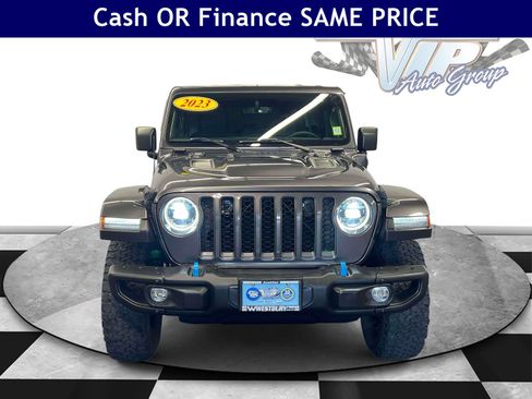 Used 2023 Jeep Wrangler Unlimited Rubicon 4xe w/ Steel Bumper Group AWD/4WD image 2