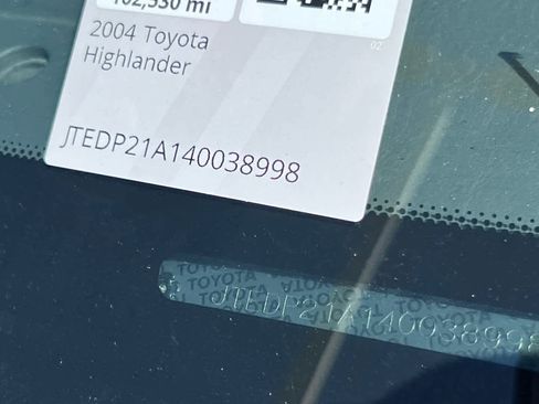 Used 2004 Toyota Highlander 2WD V6 image 23