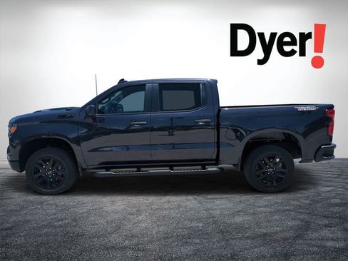 Certified 2024 Chevrolet Silverado 1500 Custom Trail Boss w/ Turbomax Blackout Package AWD/4WD image 7