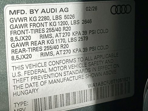 Used 2026 Audi Q3 quattro 2.0T AWD/4WD image 24