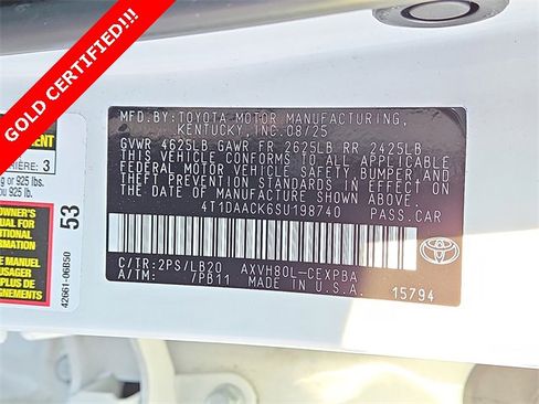 Certified 2025 Toyota Camry XSE image 27