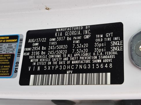 Used 2022 Kia Telluride EX w/ EX Premium Package AWD/4WD image 36