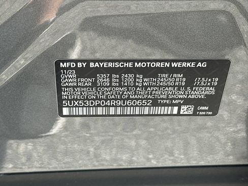 Used 2024 BMW X3 xDrive30i w/ Convenience Package AWD/4WD image 32