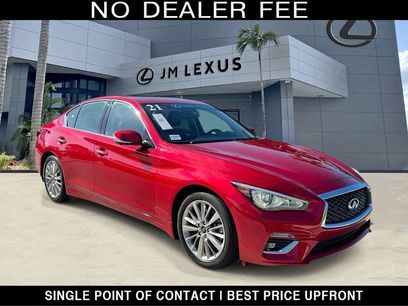 Used 2021 INFINITI Q50 Luxe w/ Cargo Package