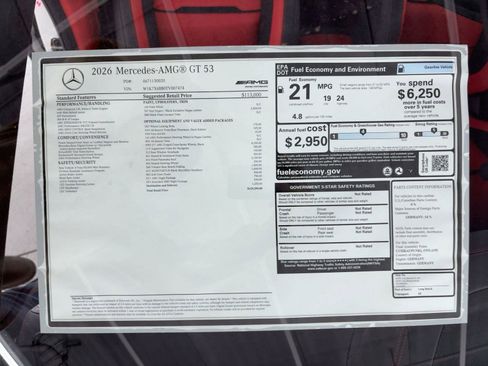 New 2026 Mercedes-Benz AMG GT 53 image 31