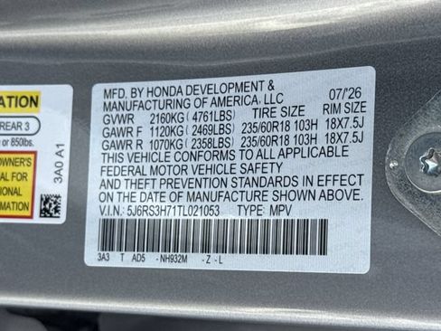 New 2026 Honda CR-V EX-L image 40