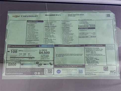 New 2026 Chevrolet Equinox EV LT image 20