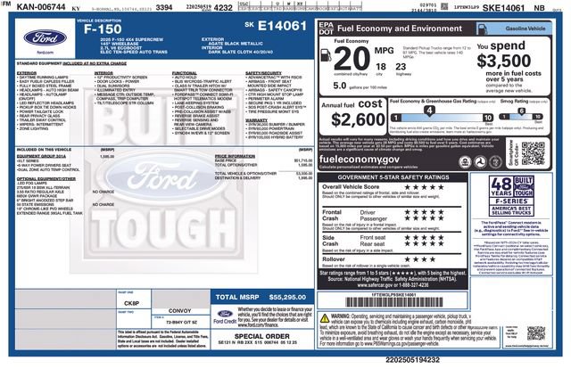 Used 2025 Ford F150 XLT w/ Equipment Group 301A Standard AWD/4WD image 34