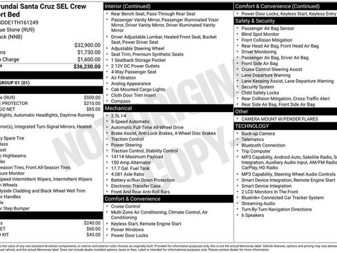 Certified 2026 Hyundai Santa Cruz SEL AWD/4WD image 9