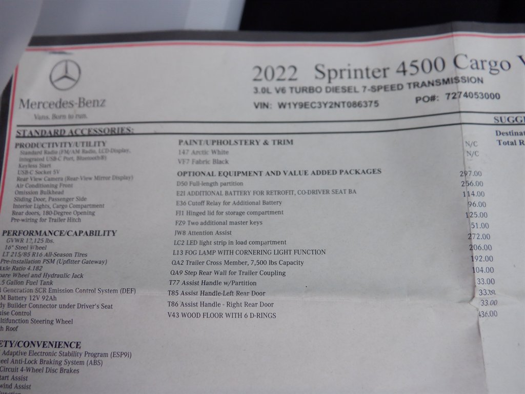 Used 2022 Mercedes-Benz Sprinter 4500 image 28
