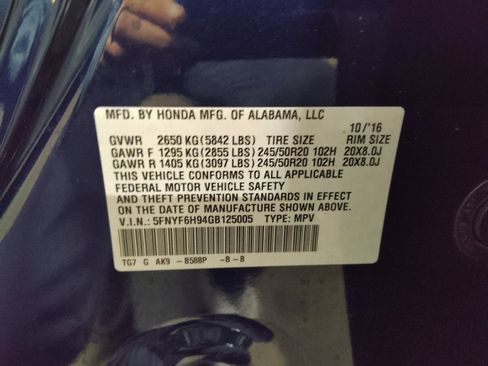 Used 2016 Honda Pilot Touring image 33