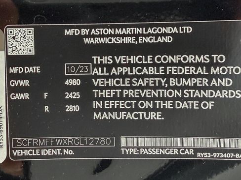 Used 2024 Aston Martin DB12 Coupe RWD image 19