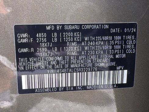 Certified 2024 Subaru Outback Onyx Edition AWD/4WD image 31