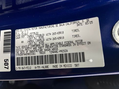 Used 2025 Toyota Tacoma TRD Sport image 31