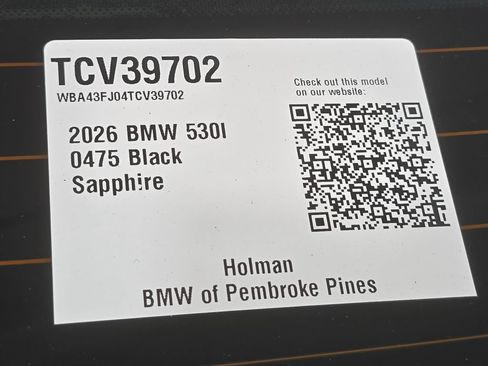 Certified 2026 BMW 530i w/ M Sport Package RWD image 19